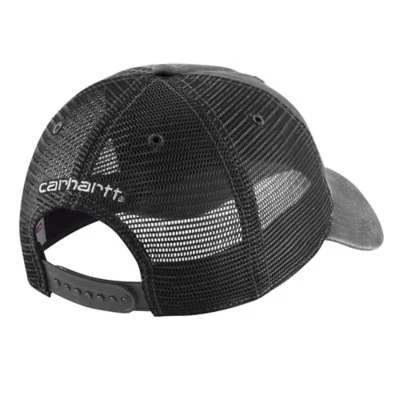 Carhartt Hats: 100286 001 Black Mesh Back Buffalo Cap - Image 2