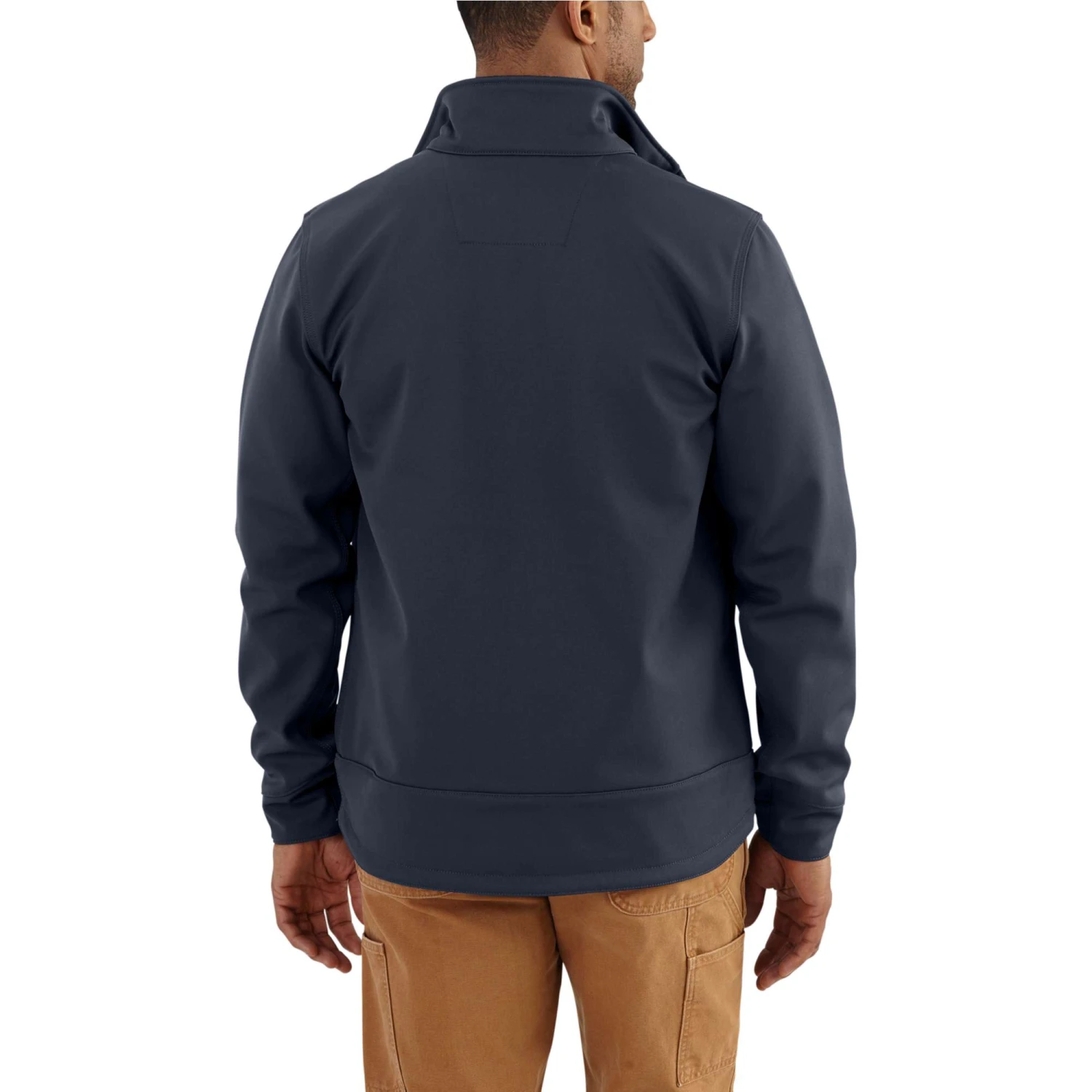 Carhartt Jacket: Men's Crowley 102199 412 Navy Water Repellent Jacket - Image 2