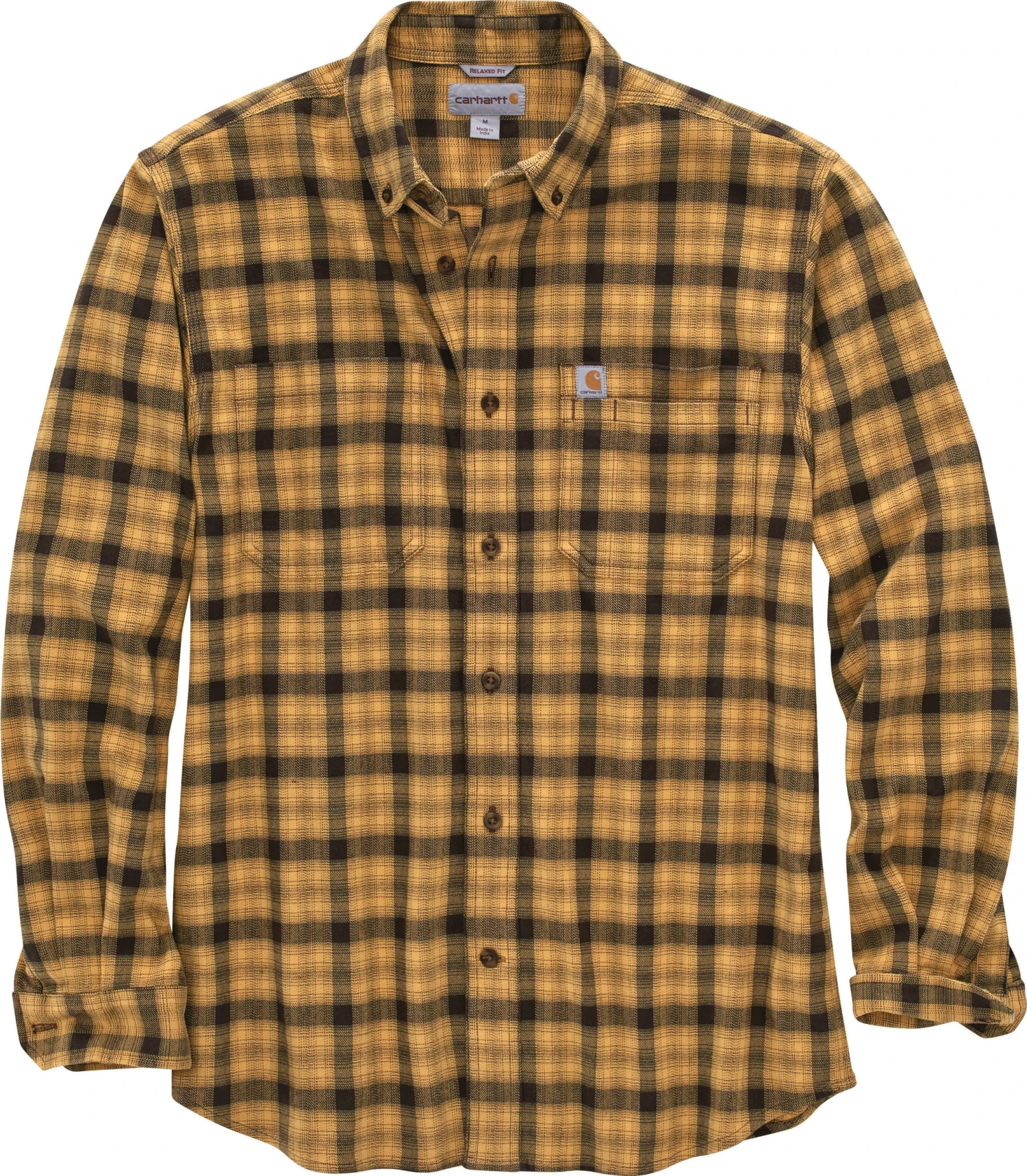 Carhartt Shirts: Men's 104448 Y11 Yellowstone Relaxed Fit Flannel Plaid Shirt