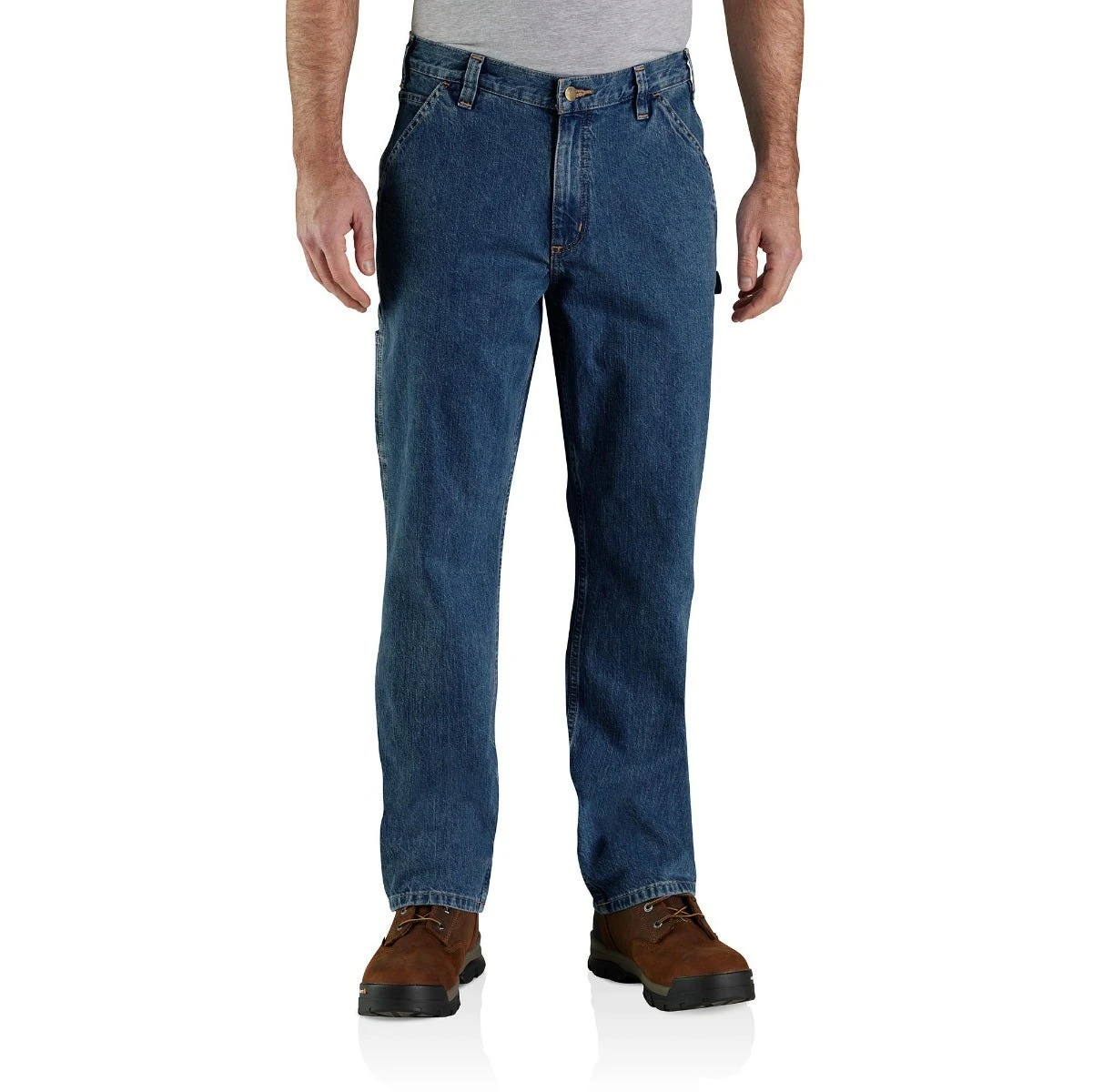 Carhartt Jeans: Men's 104941 H45 Canal Loose Fit Utility Work Jean
