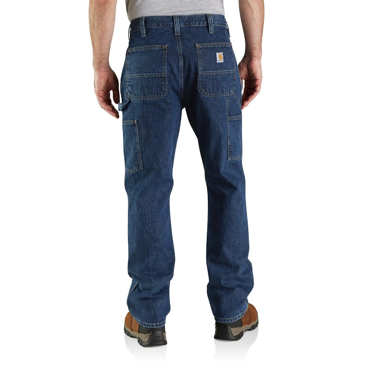 Carhartt Jeans: Men's 104944 H45 Canal Loose Fit Double Front Utility Logger Work Jean - Image 2