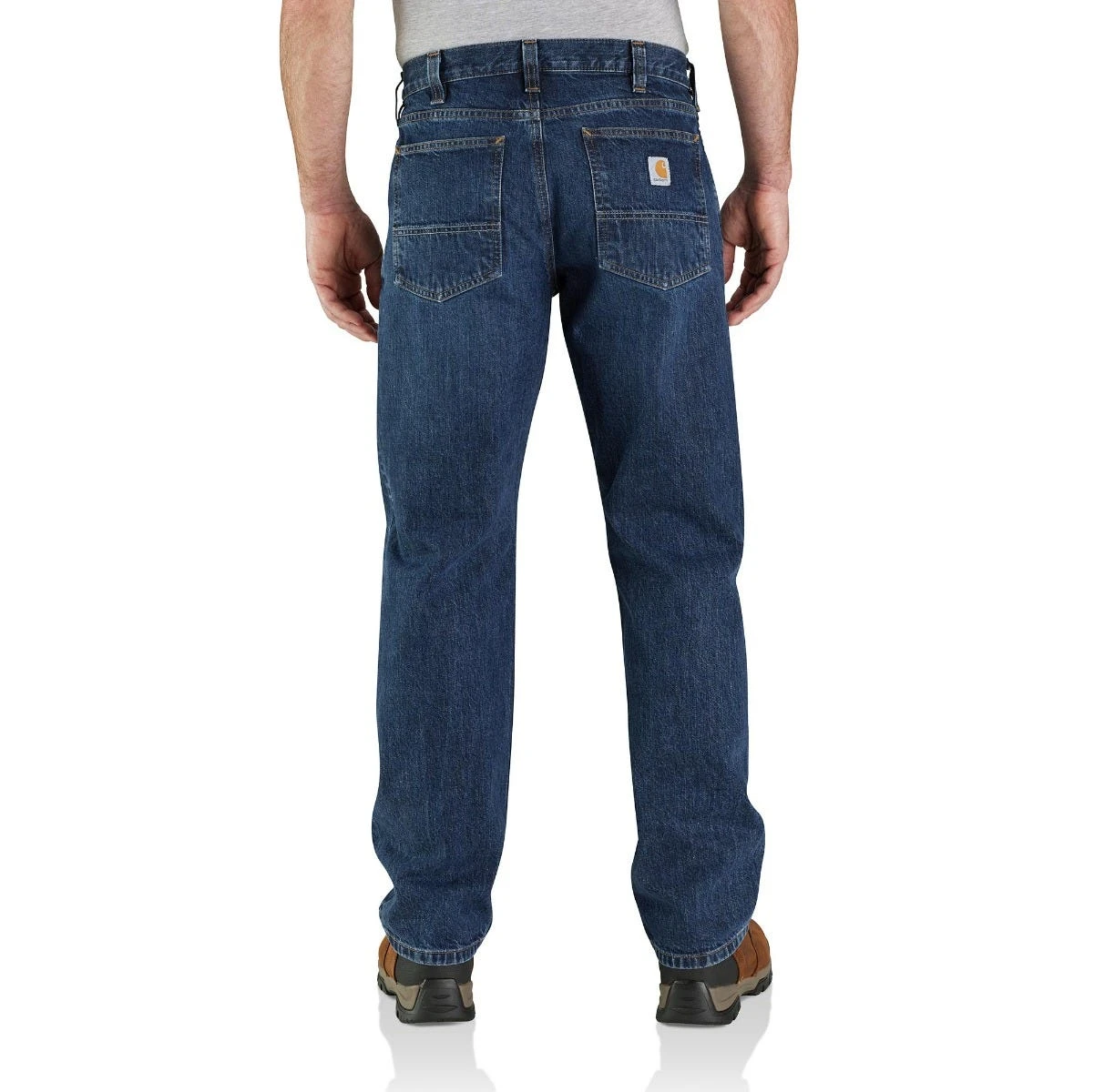 Carhartt Jeans: Men's 105119 HA0 Bay Relaxed Fit 5 Pocket Work Jean - Image 2