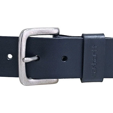 Carhartt Belts: Men's A000550900 Black Leather Journeyman Belt
