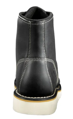 Carhartt Boots: Men's CMW6191 Black Waterproof Wedge Work Boot
