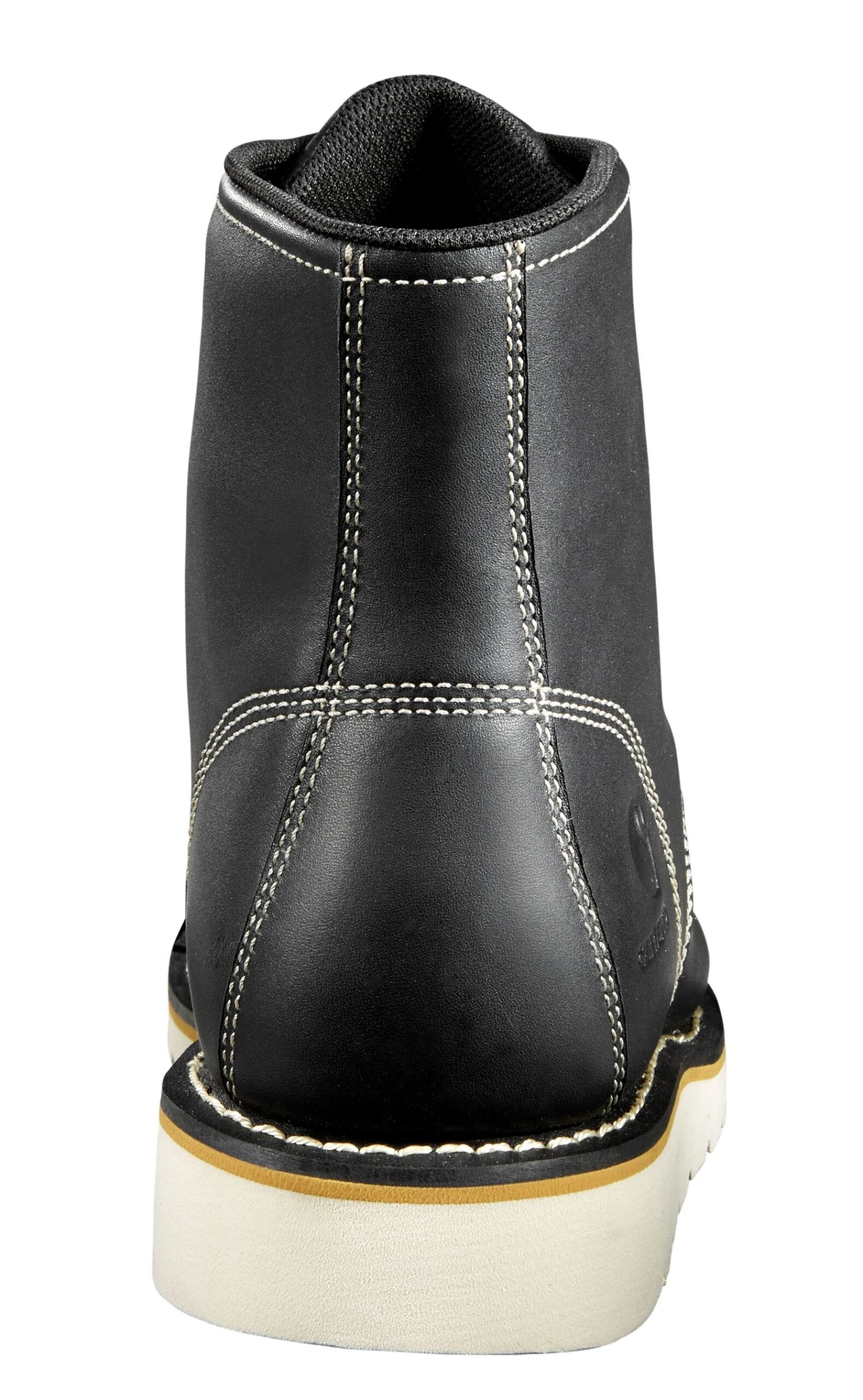 Carhartt Boots: Men's CMW6191 Black Waterproof Wedge Work Boot