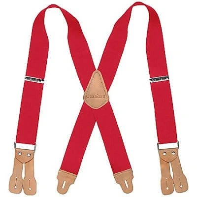 Carhartt Suspenders: 45001 Red Dungaree Suspenders - Image 2