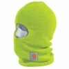Carhartt Masks: A161 BLM Brite Lime Acrylic Knit Winter Face Mask