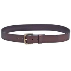 Carhartt Belts: Men's Brown A000550920 Journeyman Cowhide Leather Belt