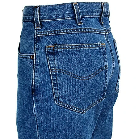 Carhartt Jeans: Men's B18 DST Stonewash Denim Traditional Fit Jeans - Image 3