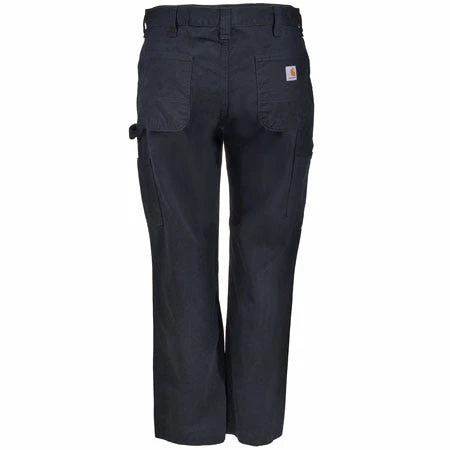 Carhartt Pants: Men's B324 BLK Black Relaxed Fit Cotton Work Dungarees - Image 4