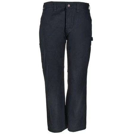 Carhartt Pants: Men's B324 BLK Black Relaxed Fit Cotton Work Dungarees - Image 2