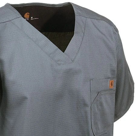 Carhartt Scrubs: Men's Ripstop Cotton Utility Scrub Top Shirt C15108 PEW - Image 2