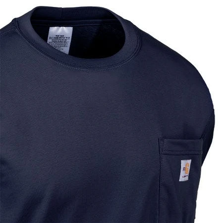 Carhartt Force Shirts: Men's Flame Resistant Force Dark Navy 100235 410 Work Shirt