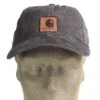 Carhartt Hats: Men's 100289 001 Black Canvas Odessa Cap