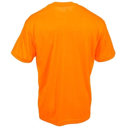 Carhartt Force Shirts: Men's 100493 824 Orange Hi-Vis Short Sleeve Force Work Shirt - Image 3