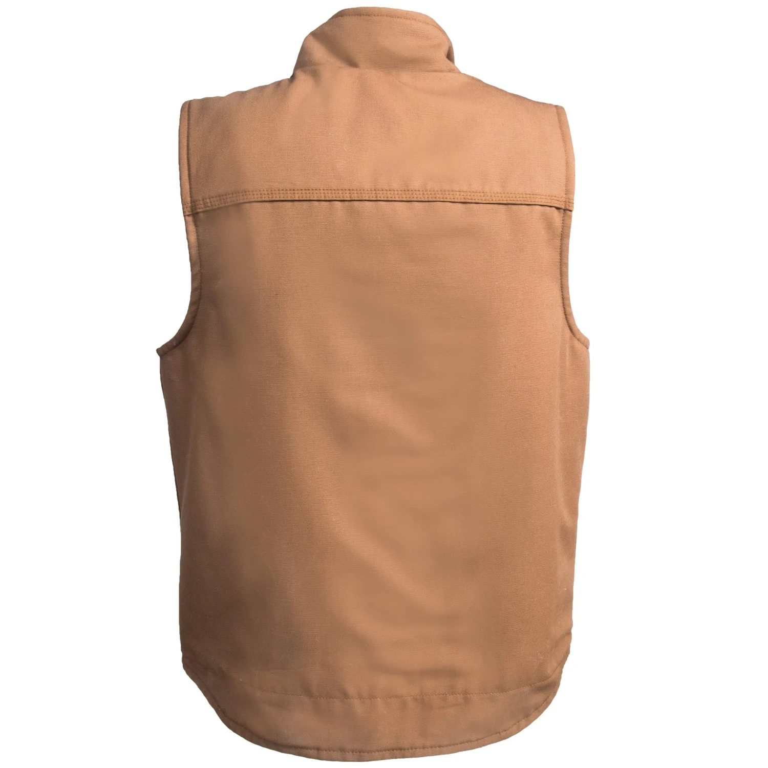Carhartt Vests: Men's Brown FR 101029 211 Mockneck Vest - Image 3