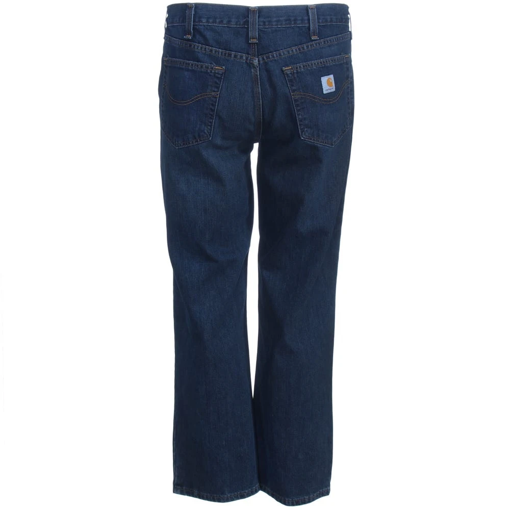 Carhartt Jeans: Men's 101483 968 Dark Blue Bedrock Relaxed Fit Holter Jeans - Image 4