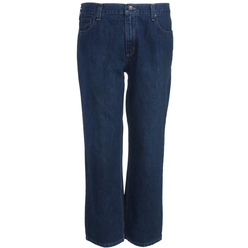 Carhartt Jeans: Men's 101483 968 Dark Blue Bedrock Relaxed Fit Holter Jeans - Image 2