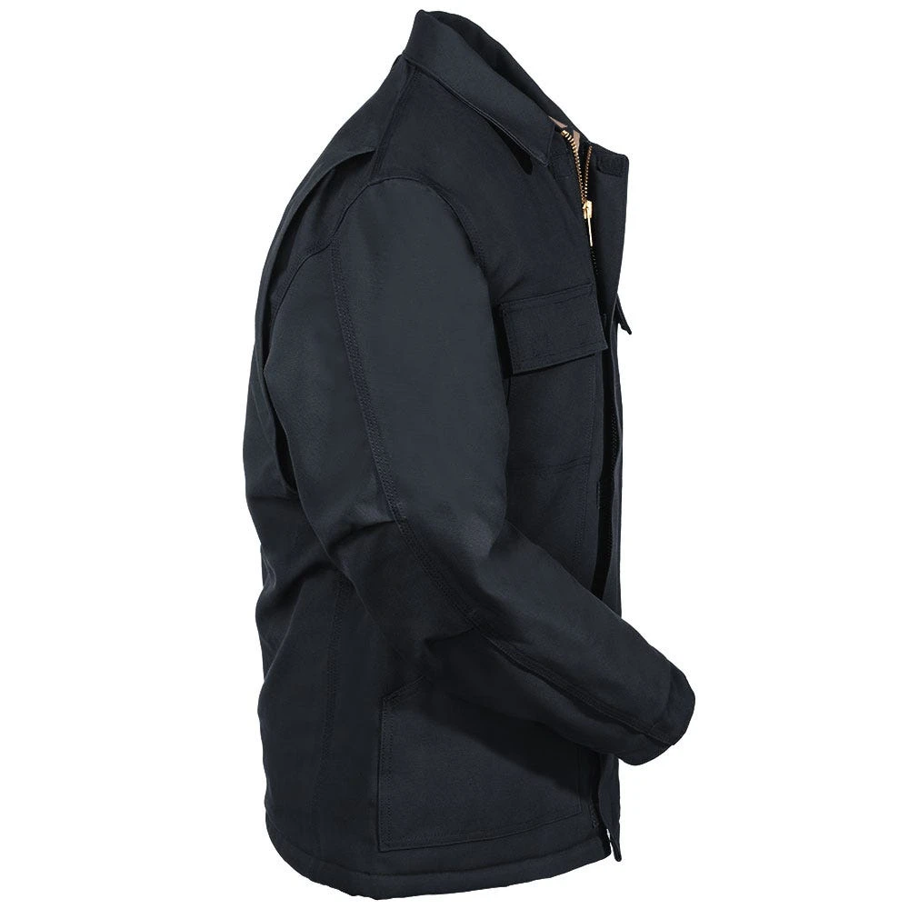 Carhartt Coats: Men's 101618 001 Flame Resistant Cotton Duck Lined Coat - Image 4