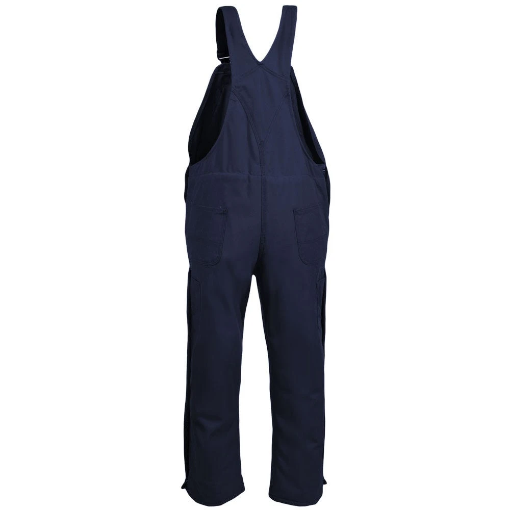 Carhartt Overalls: Men's 101627 410 Navy Blue FR Cotton Duck Bib Overalls