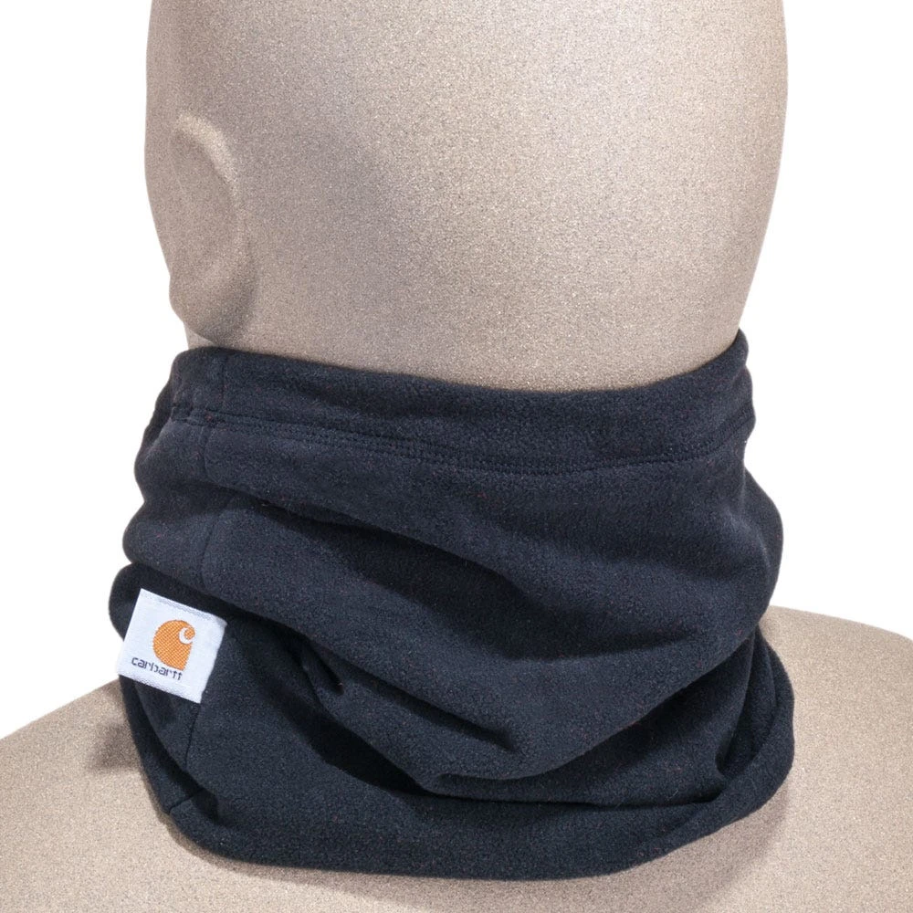 Carhartt Clothing: Men's A204 BLK Black Fleece Neck Gaiter - Image 2