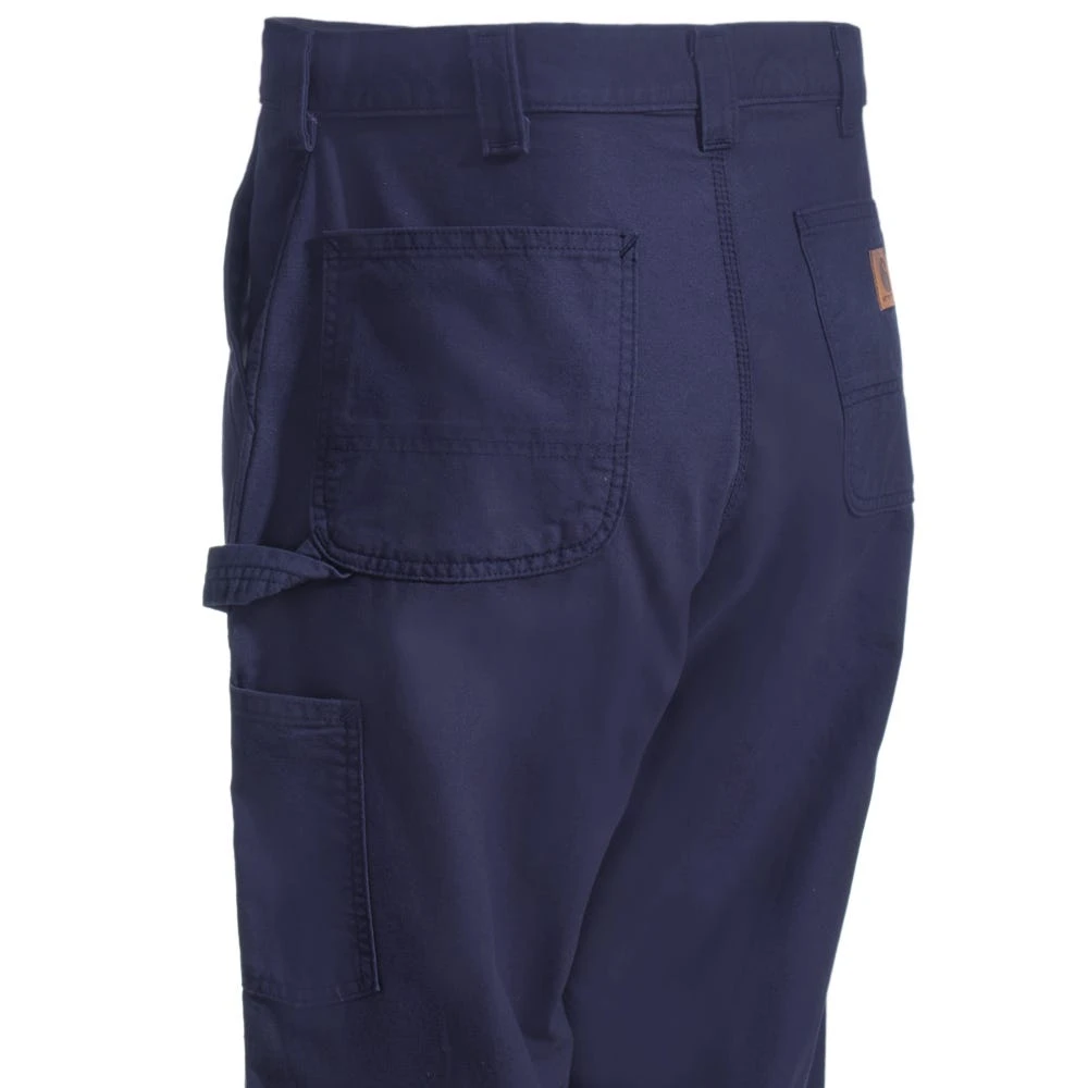 Carhartt Pants: Men's B151 NVY Navy Loose Fit Canvas Work Utility Pants - Image 3