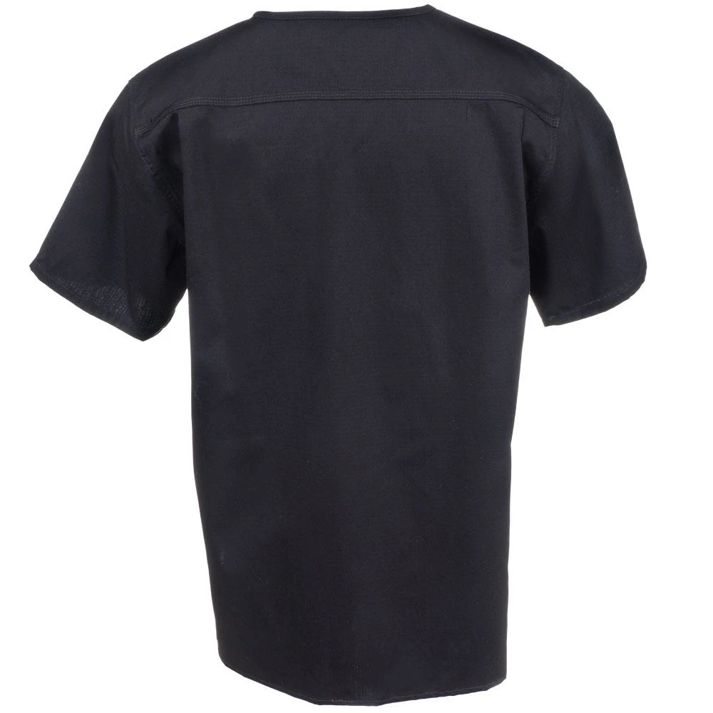 Carhartt Scrubs: Men's C15108 BLK Black Solid Ripstop Scrub Utility Top