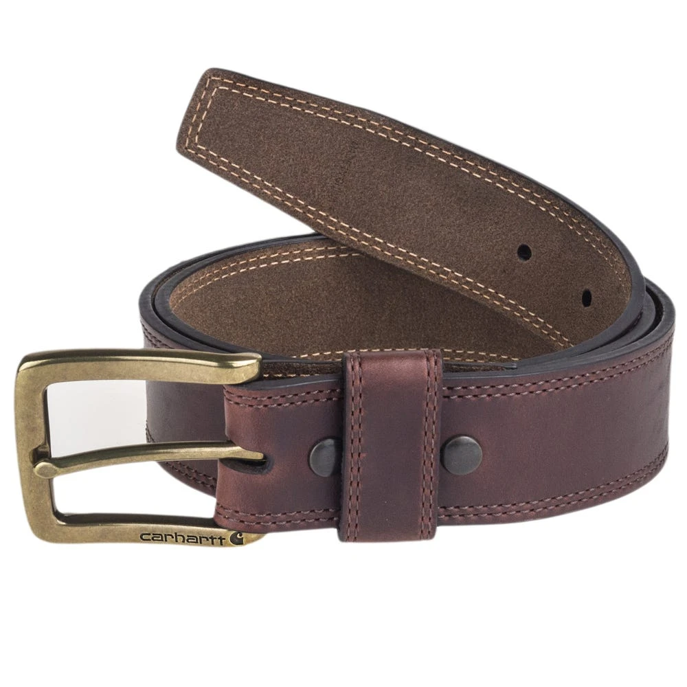 Carhartt Belts: Men's A0005503201 Brown Hamilton Leather Belt