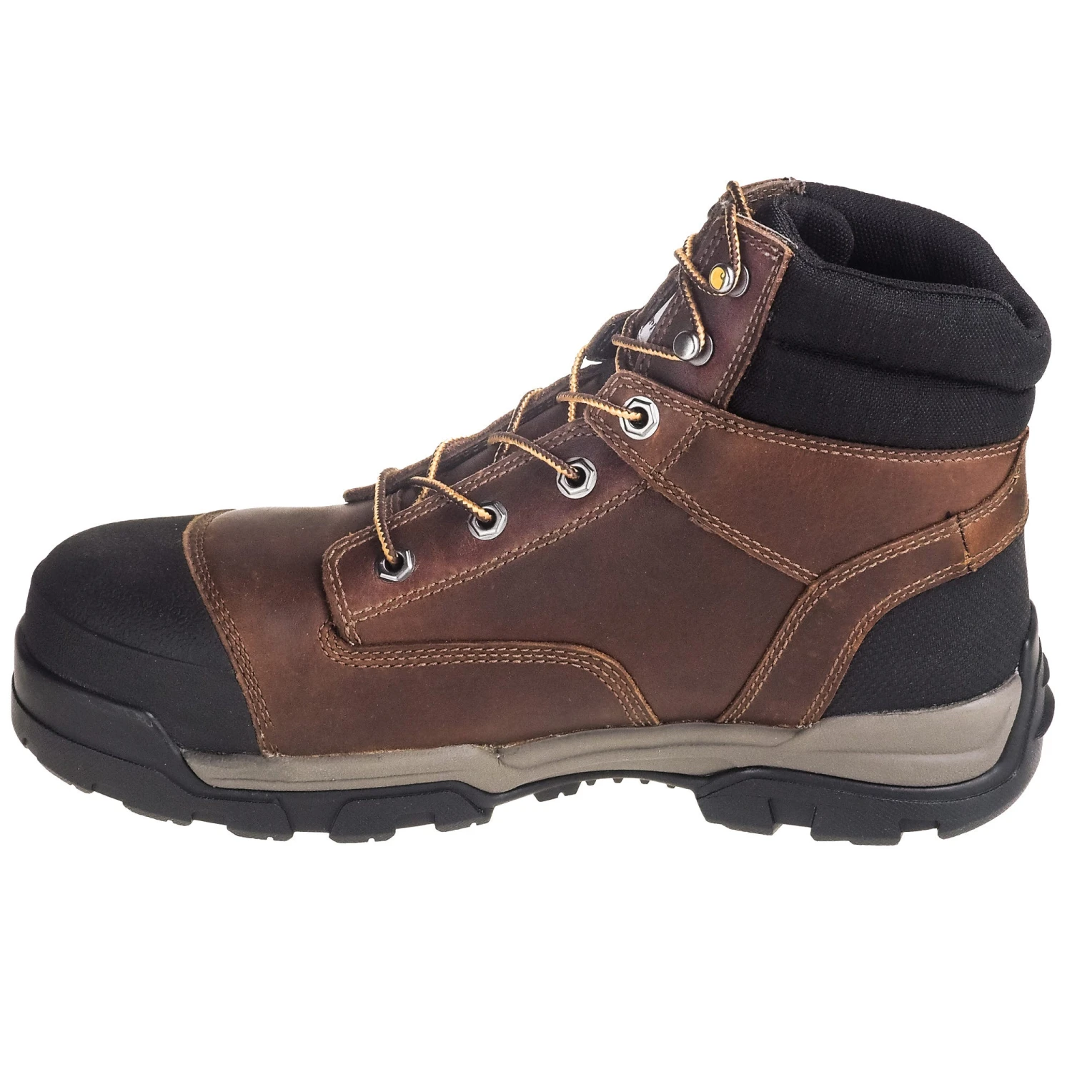 Carhartt Boots: Men's CME6355 Energy 6-Inch Waterproof Composite Toe EH Brown Work Boots - Image 3