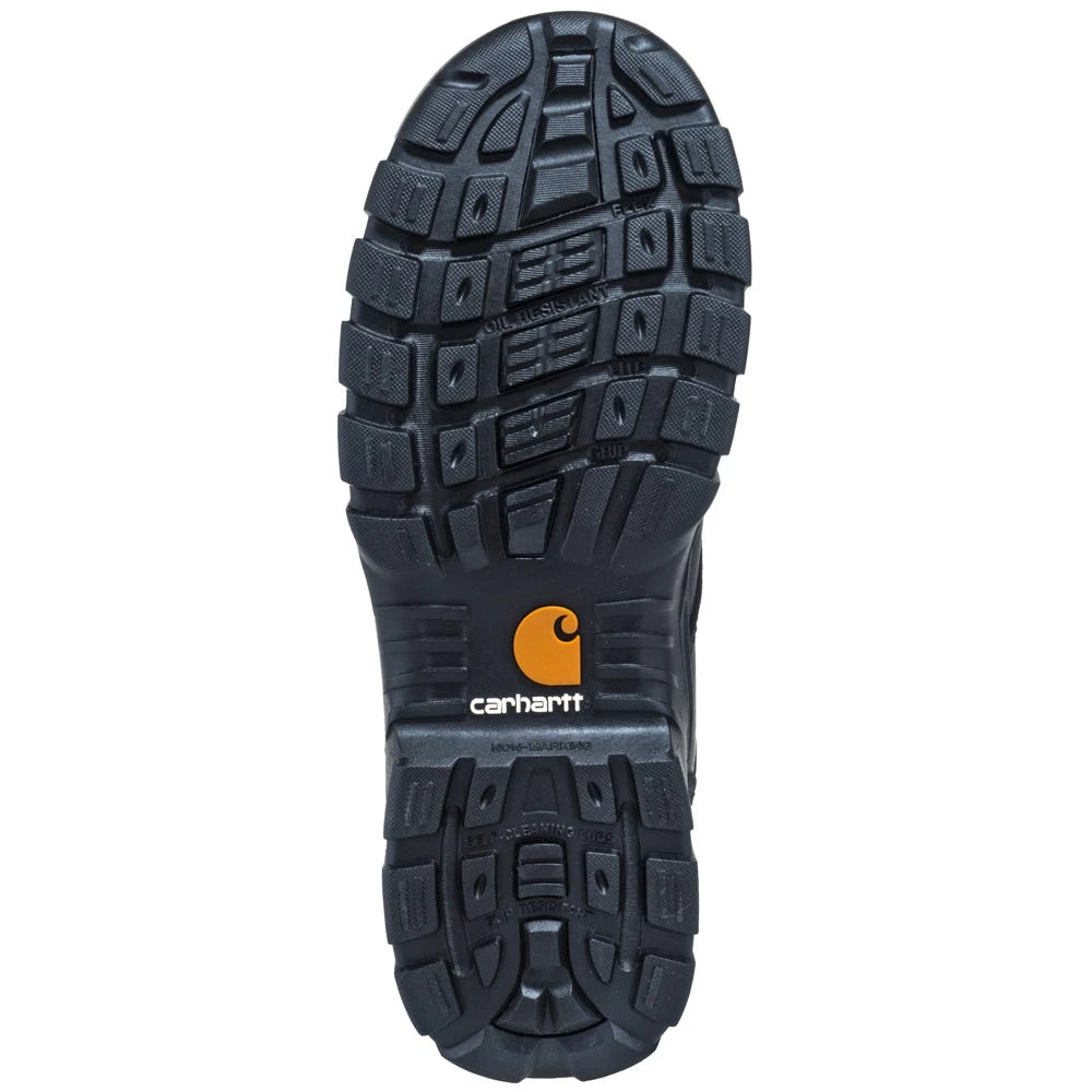 Carhartt Boots: Men's CMF6371 Black 6-Inch Waterproof Composite Toe Rugged Flex EH Boots
