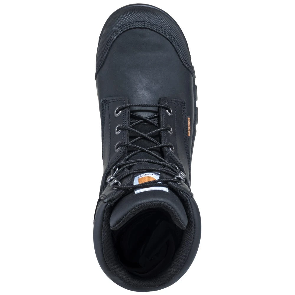 Carhartt Boots: Men's CMF6371 Black 6-Inch Waterproof Composite Toe Rugged Flex EH Boots - Image 2