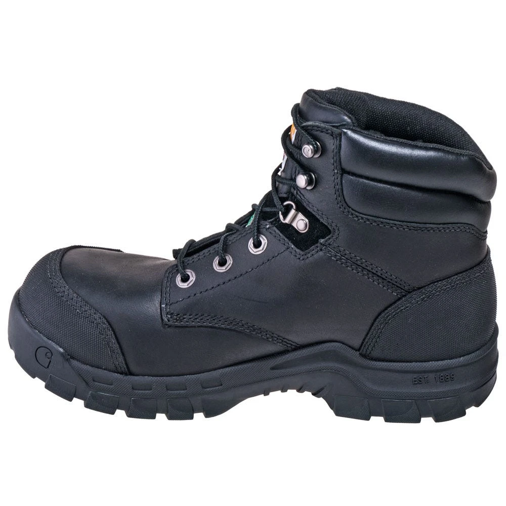 Carhartt Boots: Men's CMR6971 Black Waterproof Puncture-Resistant Composite Toe Boots - Image 3