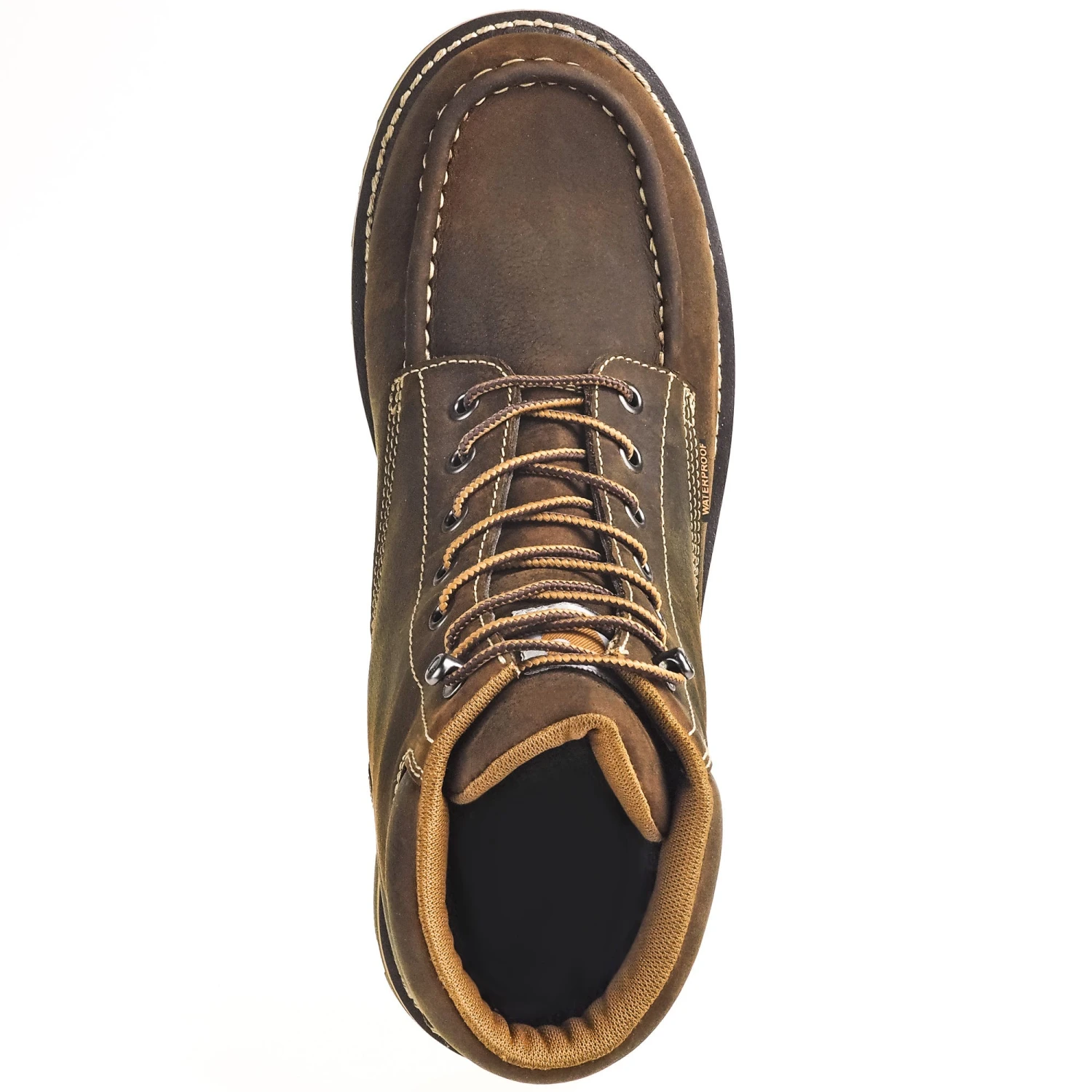 Carhartt Boots: Men's CMW6197 Brown Waterproof 6-Inch General Toe Work Boots - Image 7