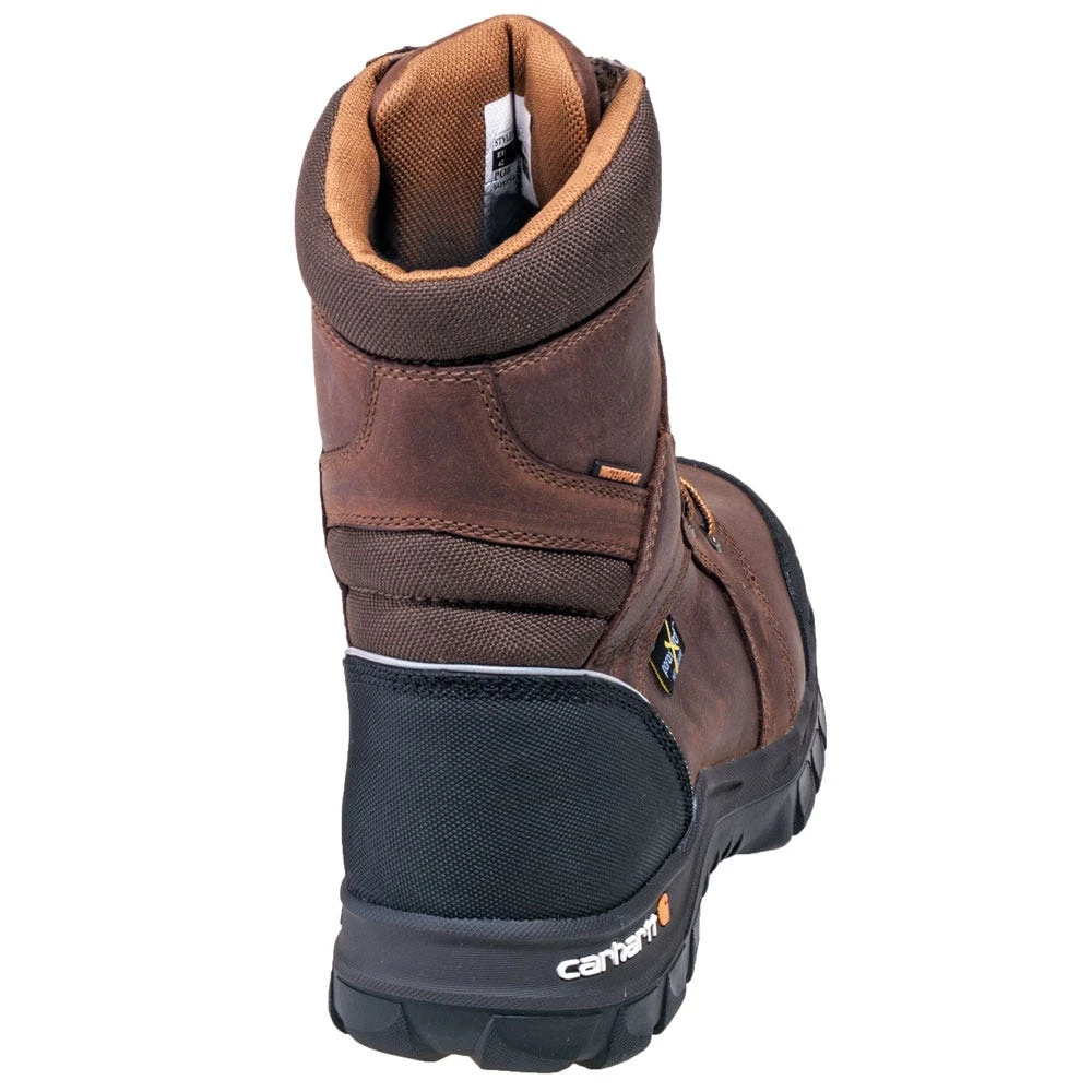 Carhartt Boots: Men's CMF8720 Brown Met Guard Waterproof 8-Inch Work Boots - Image 7