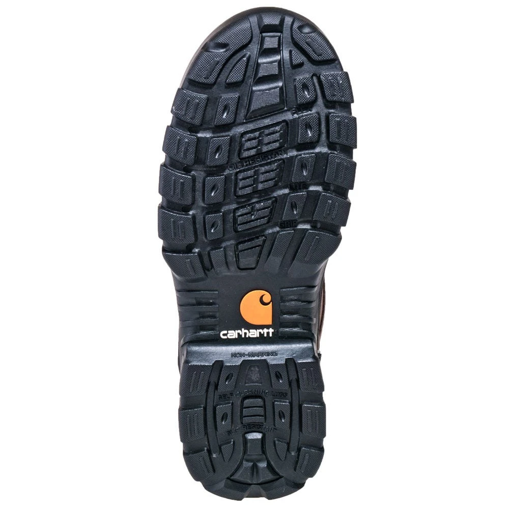 Carhartt Boots: Men's CMF8720 Brown Met Guard Waterproof 8-Inch Work Boots - Image 3