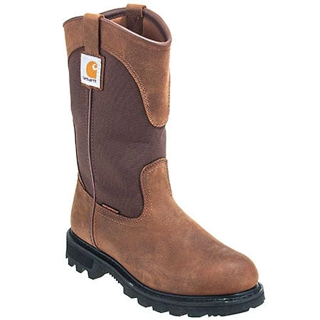 Carhartt Boots: Women's Waterproof CWP1150 Bison Leather EH Wellington Boots - Image 5