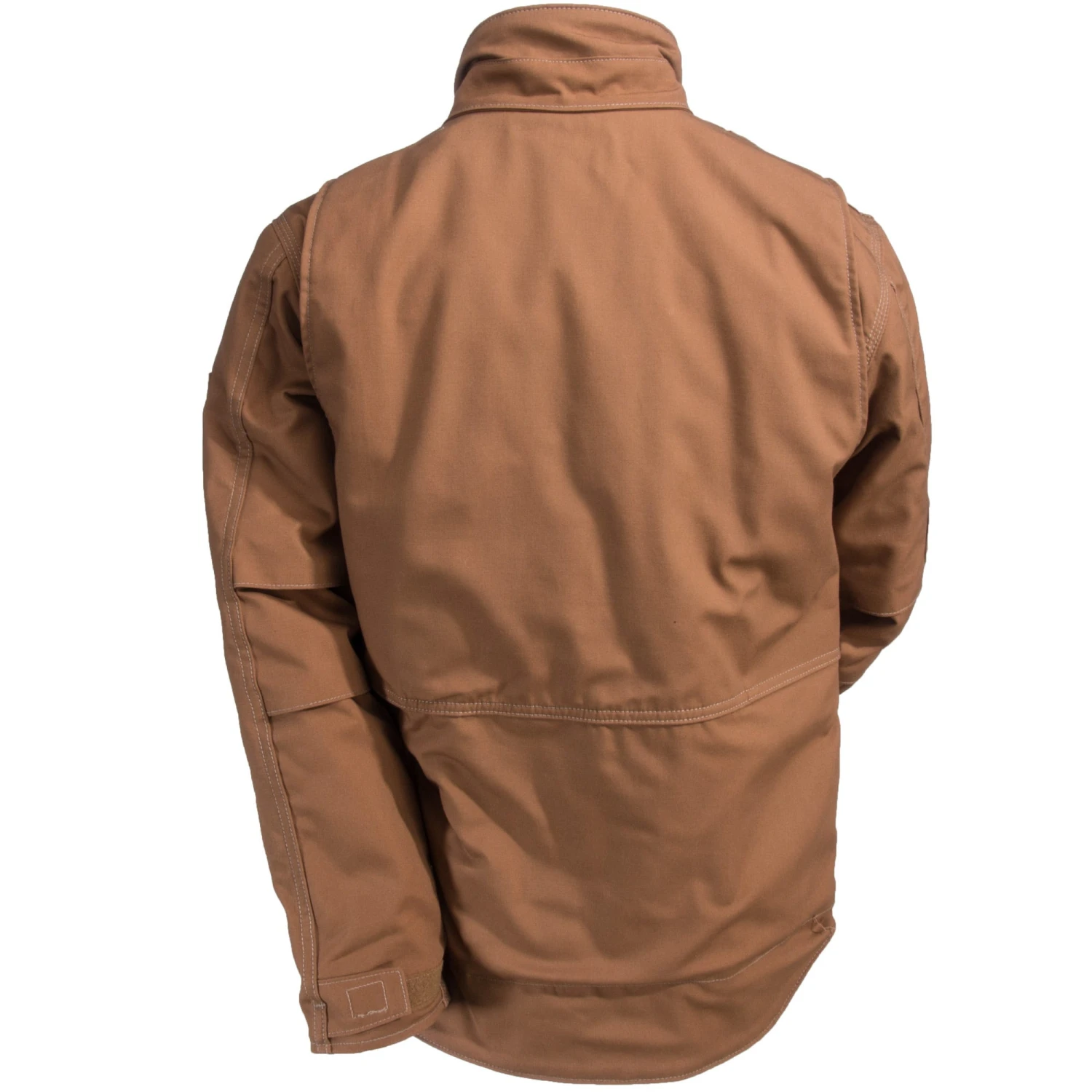 Carhartt Coats: Men's Brown 102182 211 FR Full Swing Quick Duck Coat - Image 4