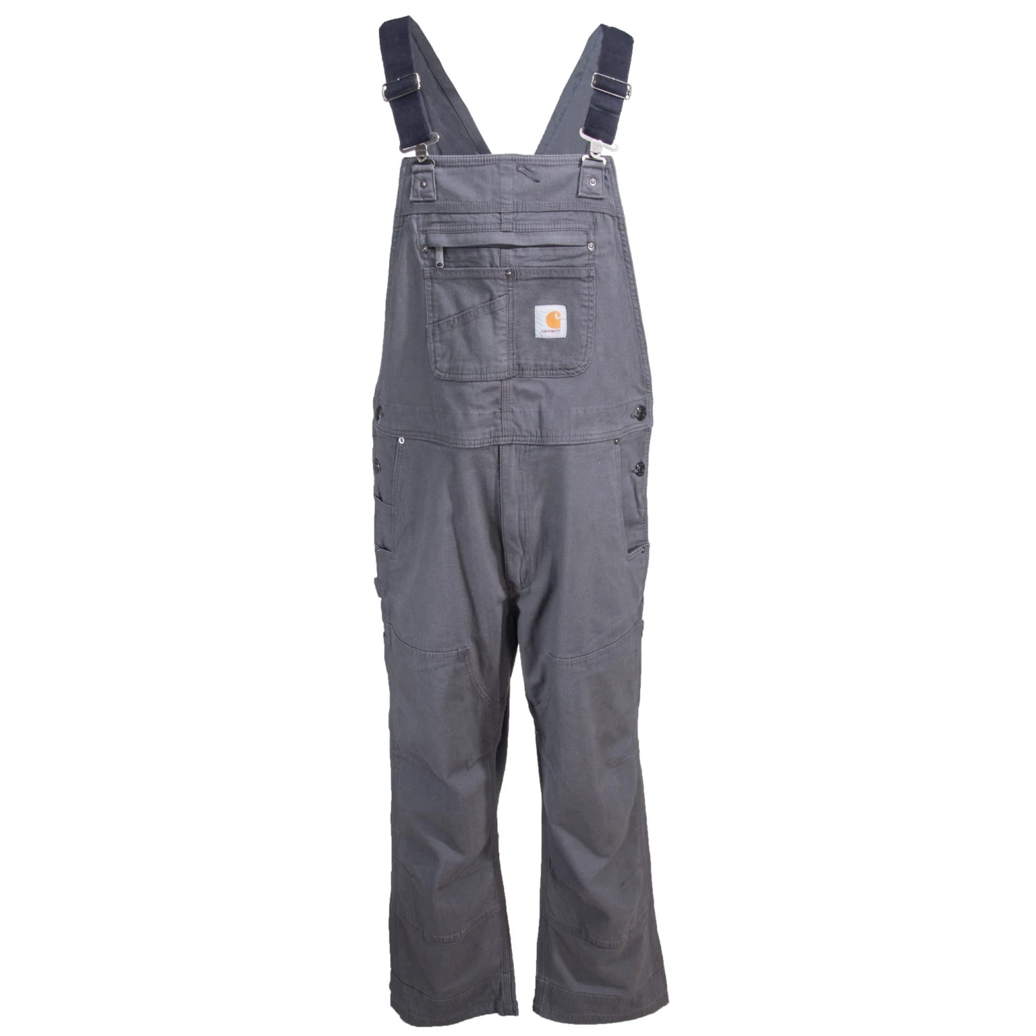 Carhartt Overalls: Men's Rugged Flex 102987 039 Gravel Rigby Bib Overalls - Image 4