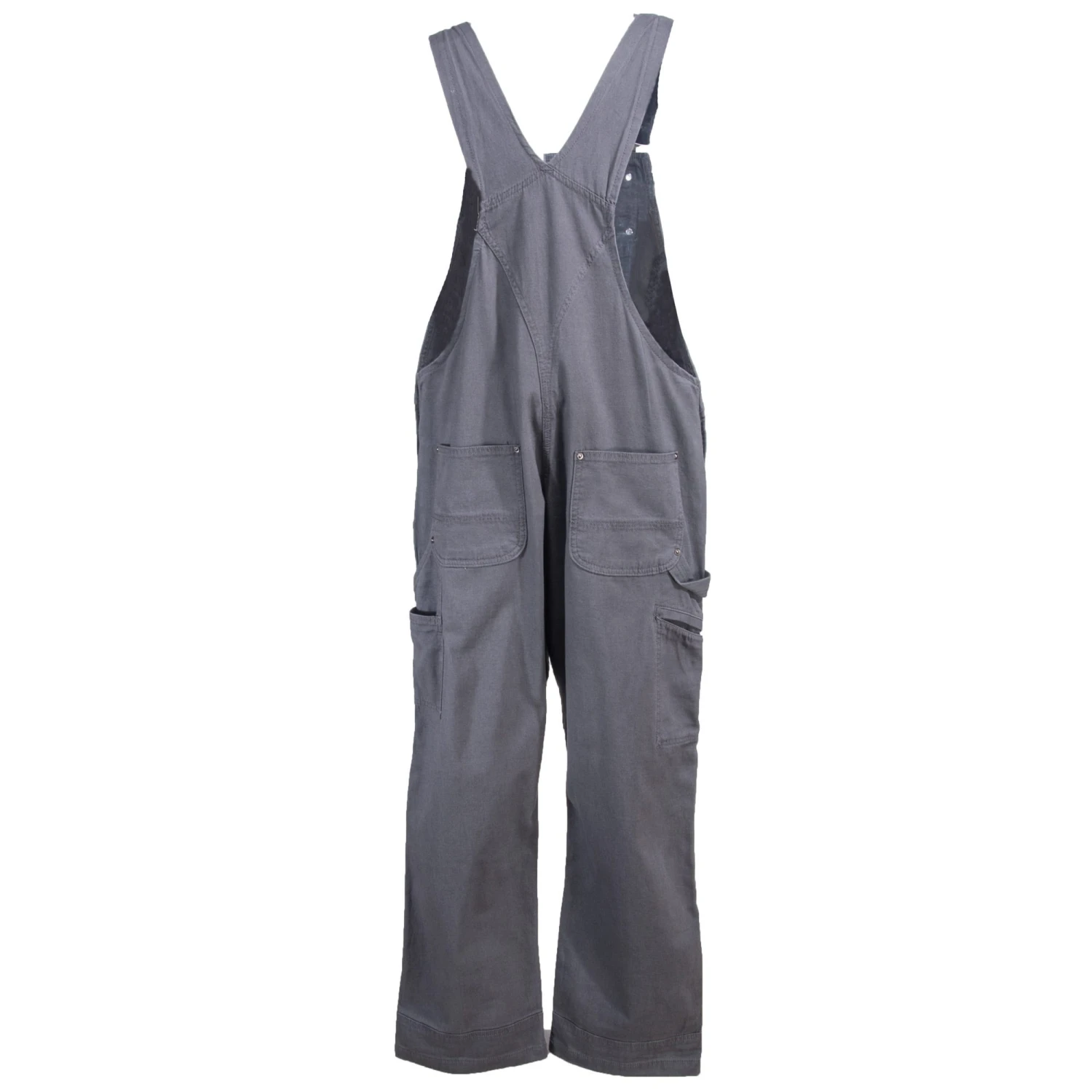 Carhartt Overalls: Men's Rugged Flex 102987 039 Gravel Rigby Bib Overalls - Image 2