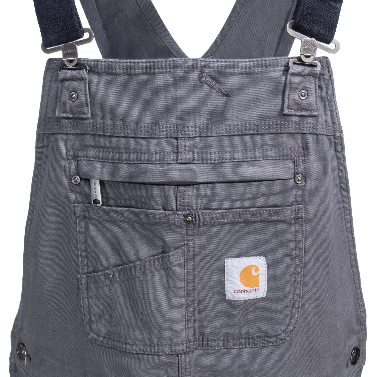 Carhartt Overalls: Men's Rugged Flex 102987 039 Gravel Rigby Bib Overalls - Image 3