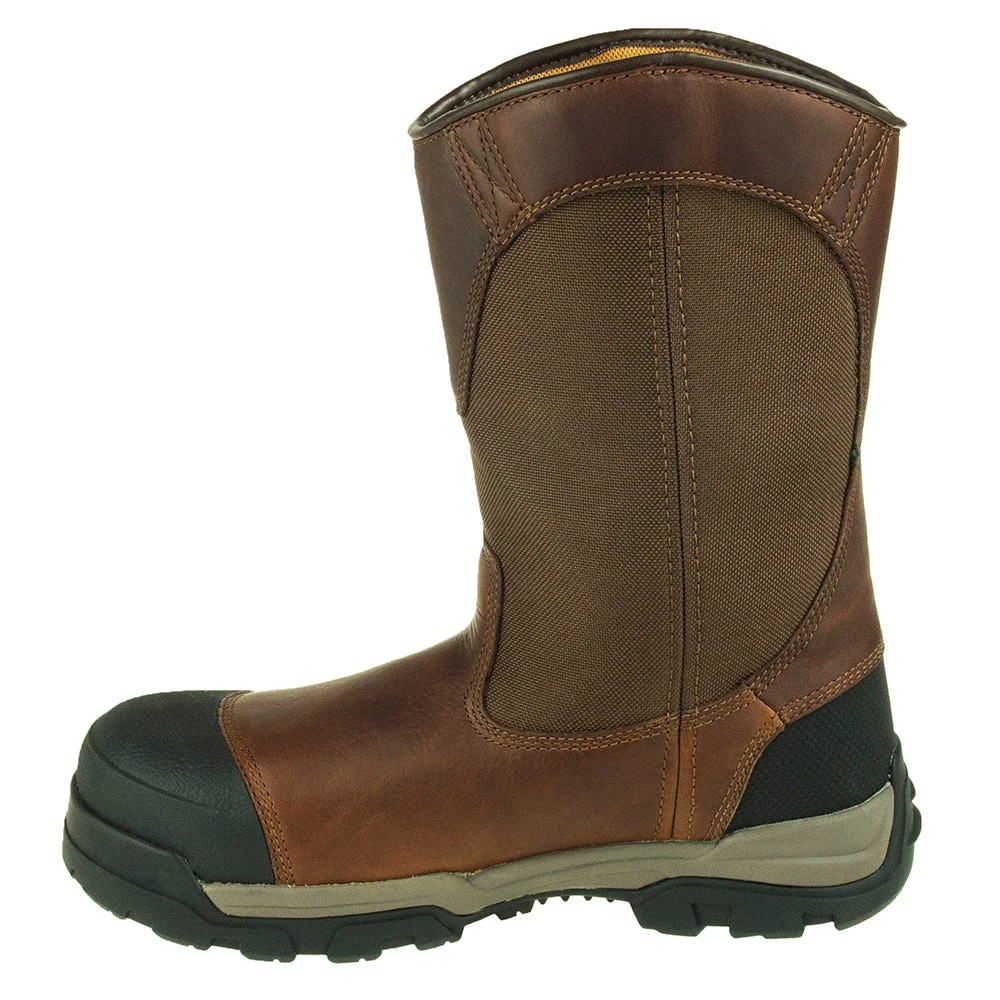 Carhartt Boots: Men's CME1355 Brown Composite Toe Waterproof Pull On Boots - Image 5