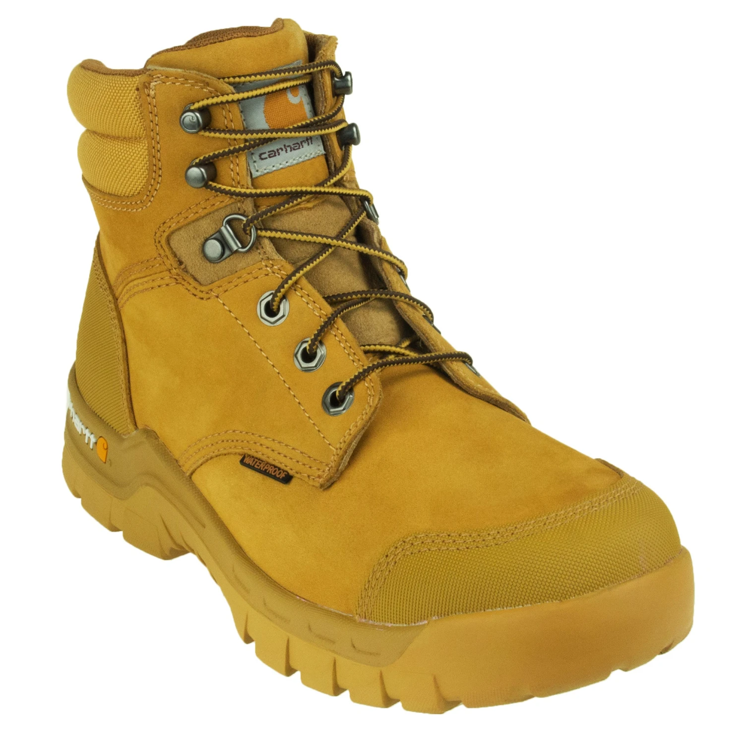 Carhartt Boots: Men's Wheat CMF6356 Composite Toe Waterproof Work Boots - Image 5
