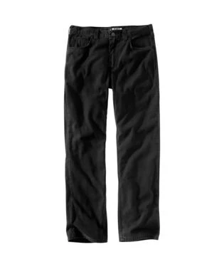 Carhartt Pants: Men's 102517 001 Black Rugged Flex Rigby Five-Pocket Canvas Work Pants - Image 2