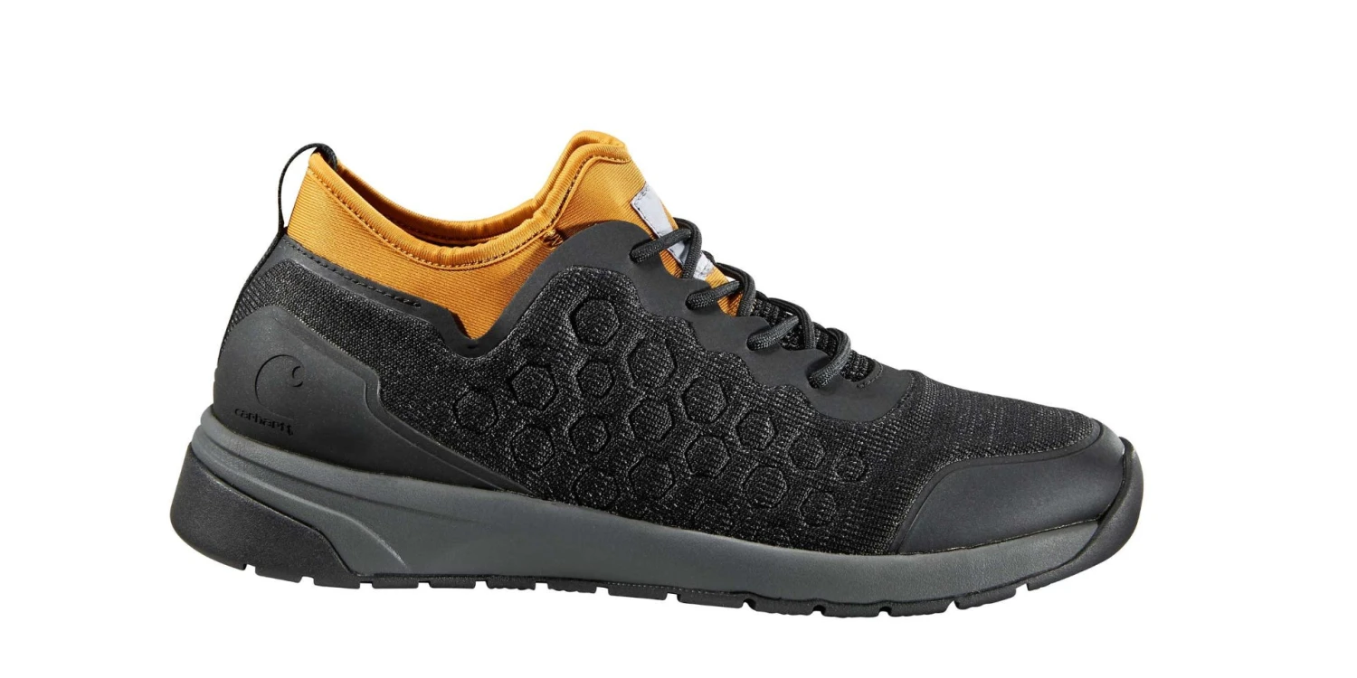 Carhartt Boots: Men's CMD3060 Black Gold Force Soft Toe Work Sneaker - Image 2