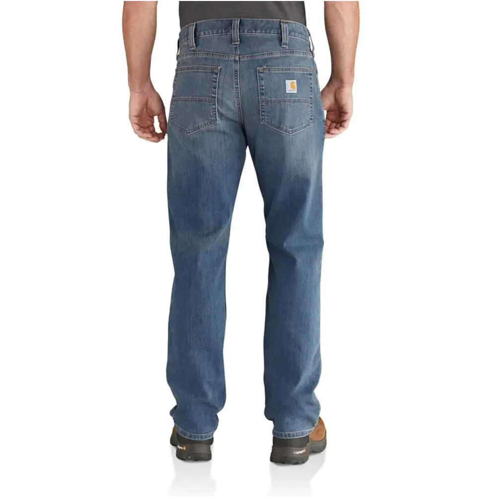 Carhartt Jeans: Men's 102804 964 Coldwater Rugged Flex Relaxed Fit Straight Leg 5 Pocket Jeans - Image 2