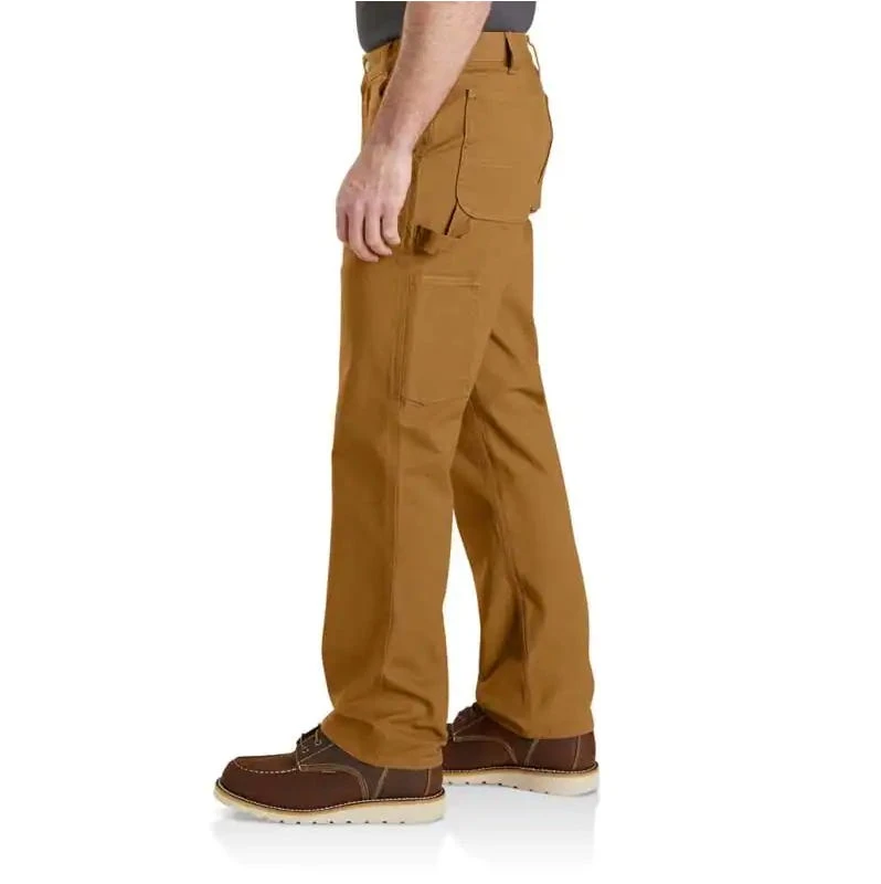 Carhartt Pants: 103279 211 Carhartt Brown Rugged Flex Relaxed Fit Duck Utility Work Pant - Image 4