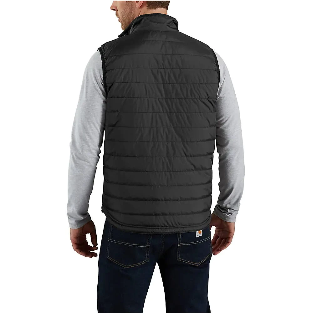 Carhartt Vests: Men's 102286 BRN Brown Rain Defender Relaxed Fit Lightweight Insulated Vest - Image 2