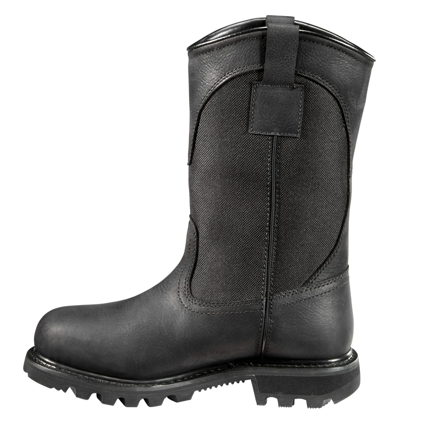 Carhartt Boots: Women's CWP1151 Black Waterproof Slip Resistant Wellington Work Boot - Image 3
