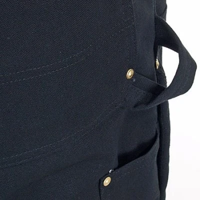 Carhartt Overalls: Men's R41 BLK Black Zip To Hip Quilt Lined Overalls - Image 5