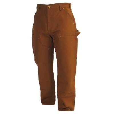 Carhartt Pants: Men's B01 BRN Brown Duck Work Pants - Image 5